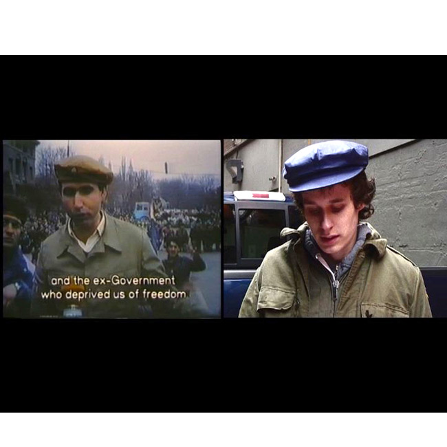 Irina Botea. <em>Auditions for a Revolution</em>, 2006 (Video stills). Single-channel video projection; DVD transferred from original 16 mm film; 22 min. Courtesy the artist. Irina Botea, Auditions for a Revolution