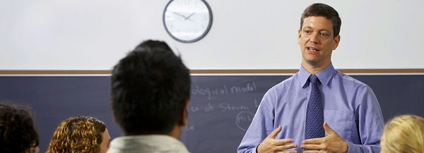 Class at the School of Social Work.