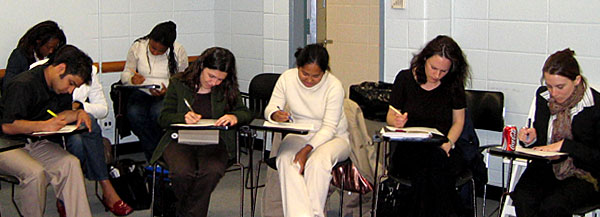 Graduate students in the Strategic Communications program.